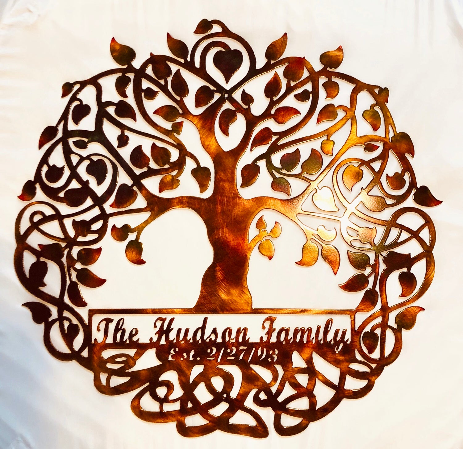 Customized Tree Of Life Metal Wall Art