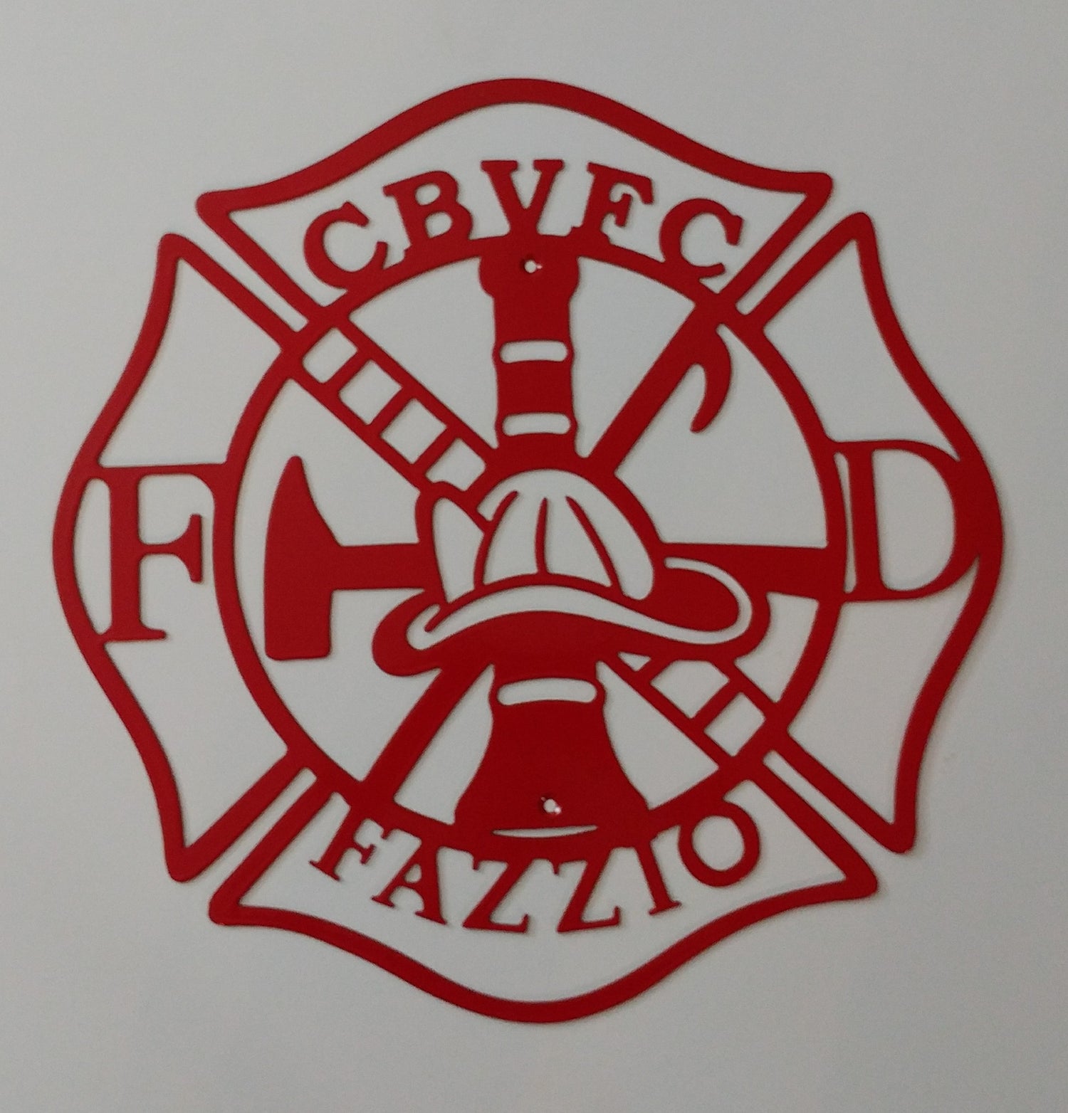 Custom Metal Wall Art Maltese Cross