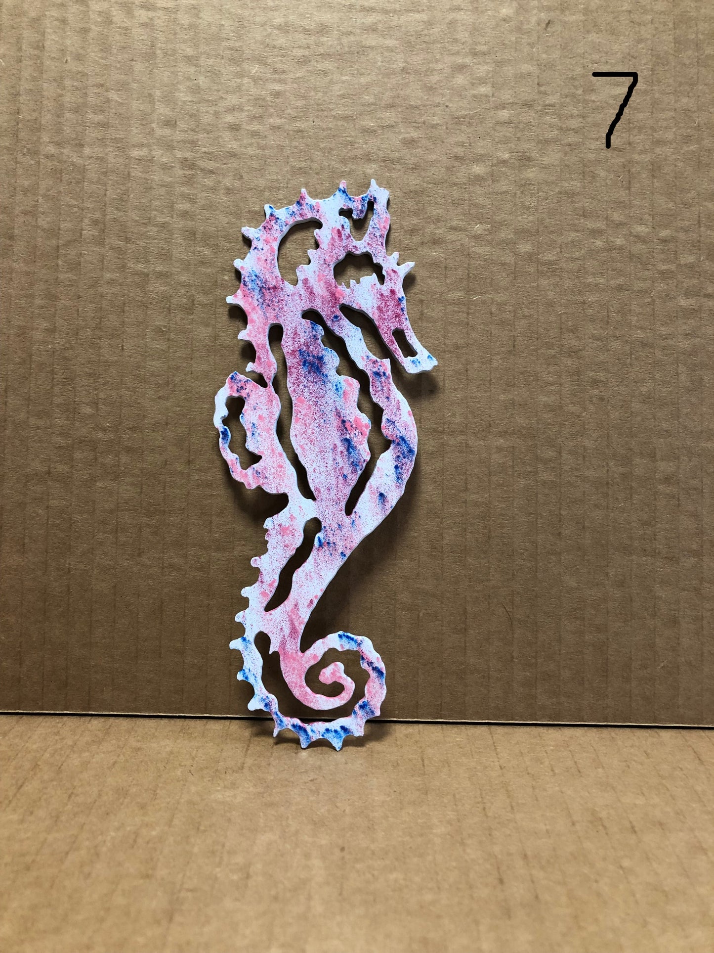 Seahorse Metal Wall Art Indoor Outdoor In Assorted Colors