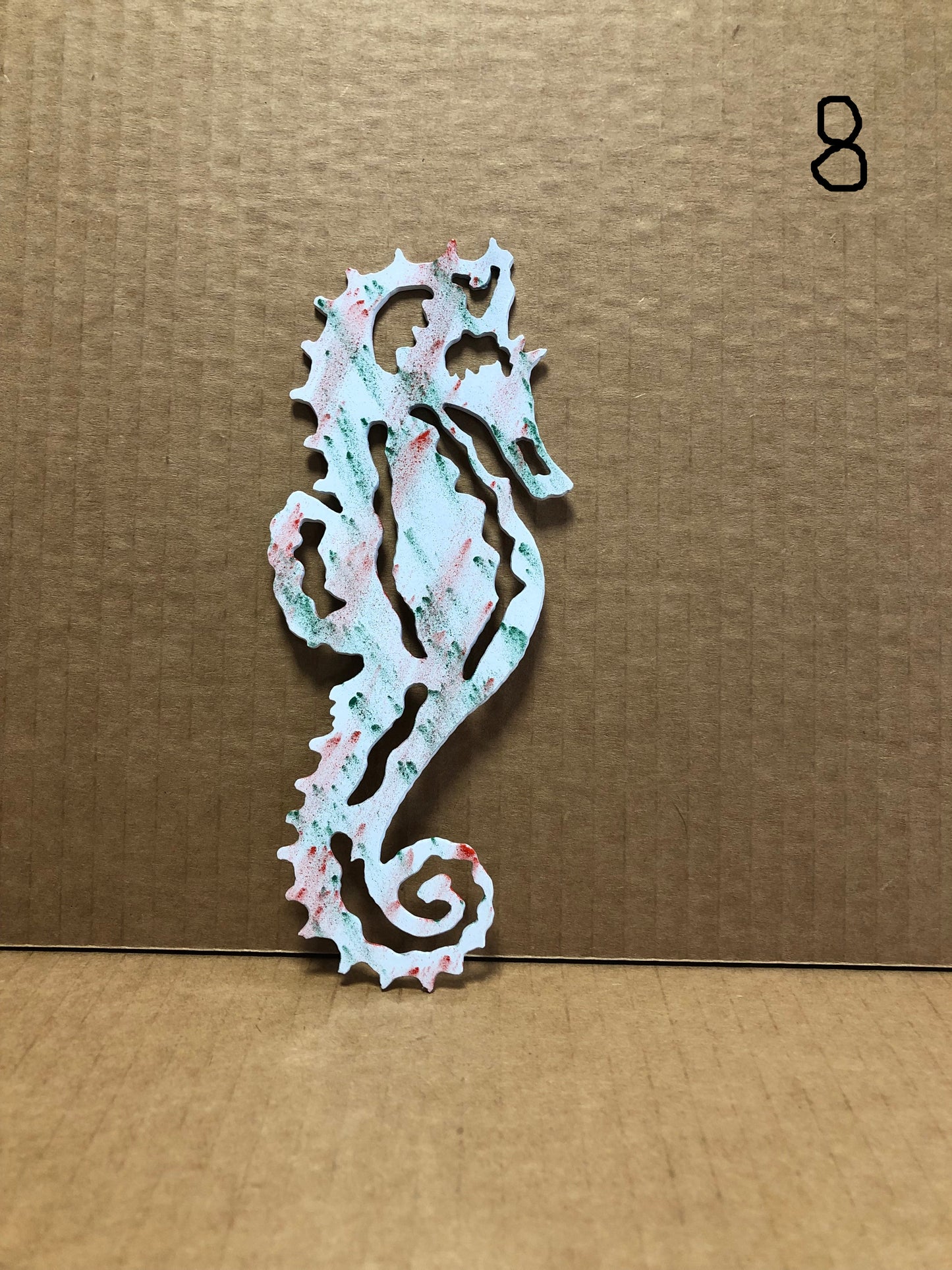 Seahorse Metal Wall Art Indoor Outdoor In Assorted Colors