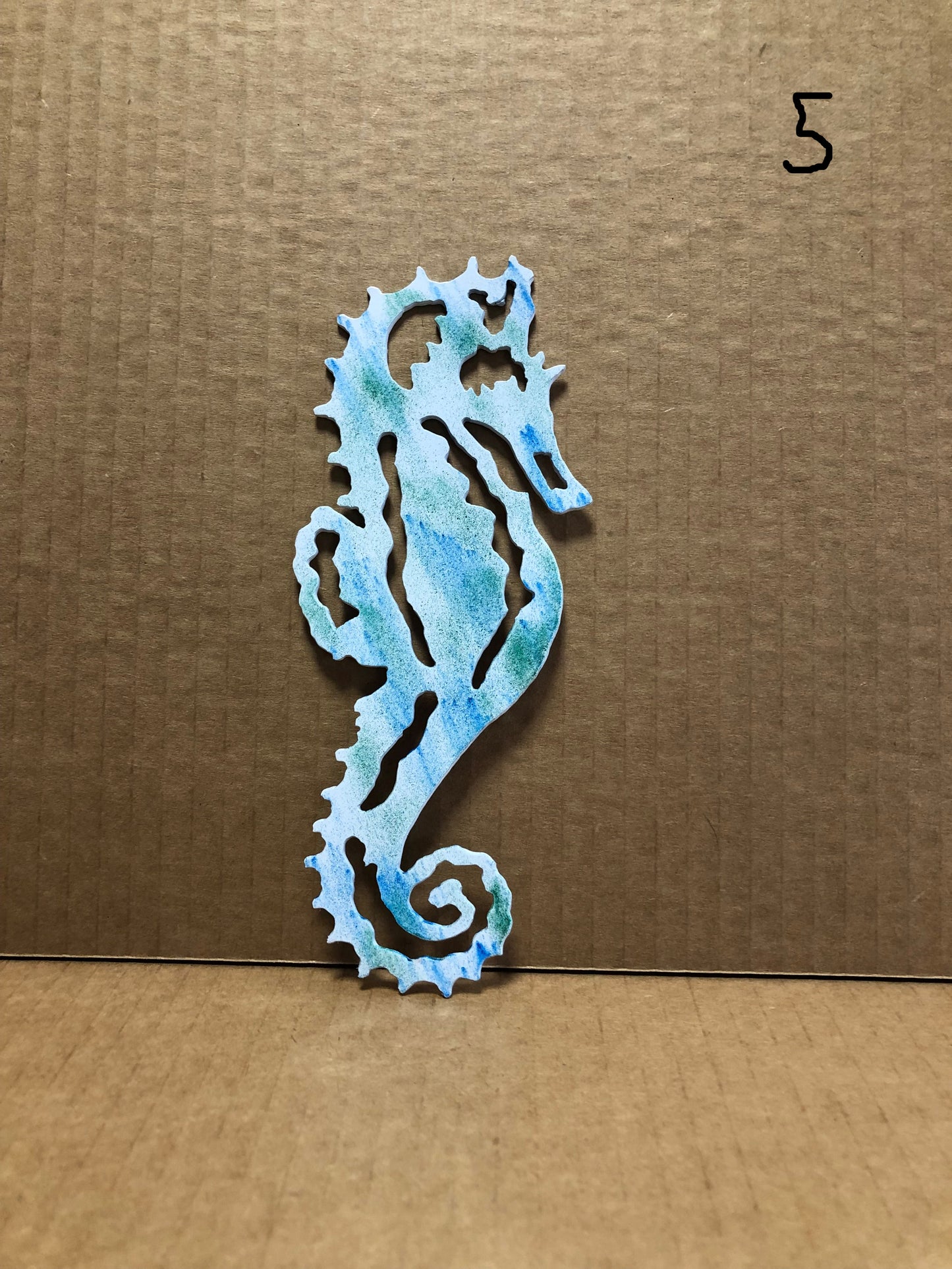 Seahorse Metal Wall Art Indoor Outdoor In Assorted Colors