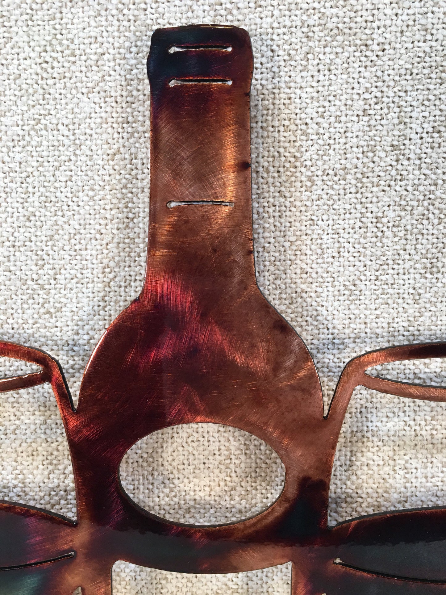Wine Bottle & Glass Metal Wall Art Wine Bar Decor