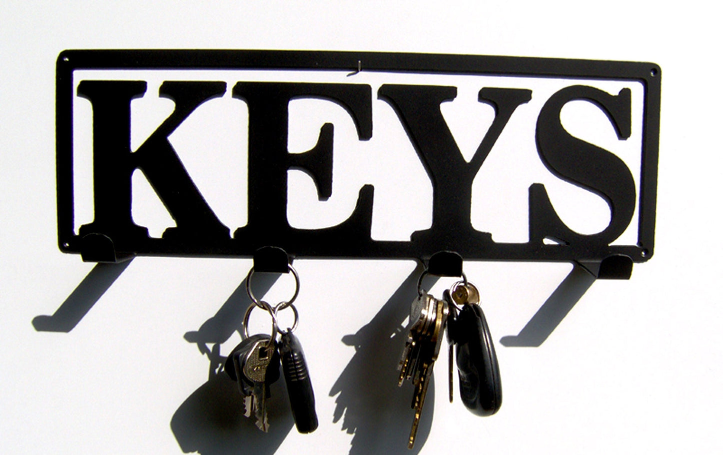 Plasma Cut Metal Wall Art Key Hanger - Customizable