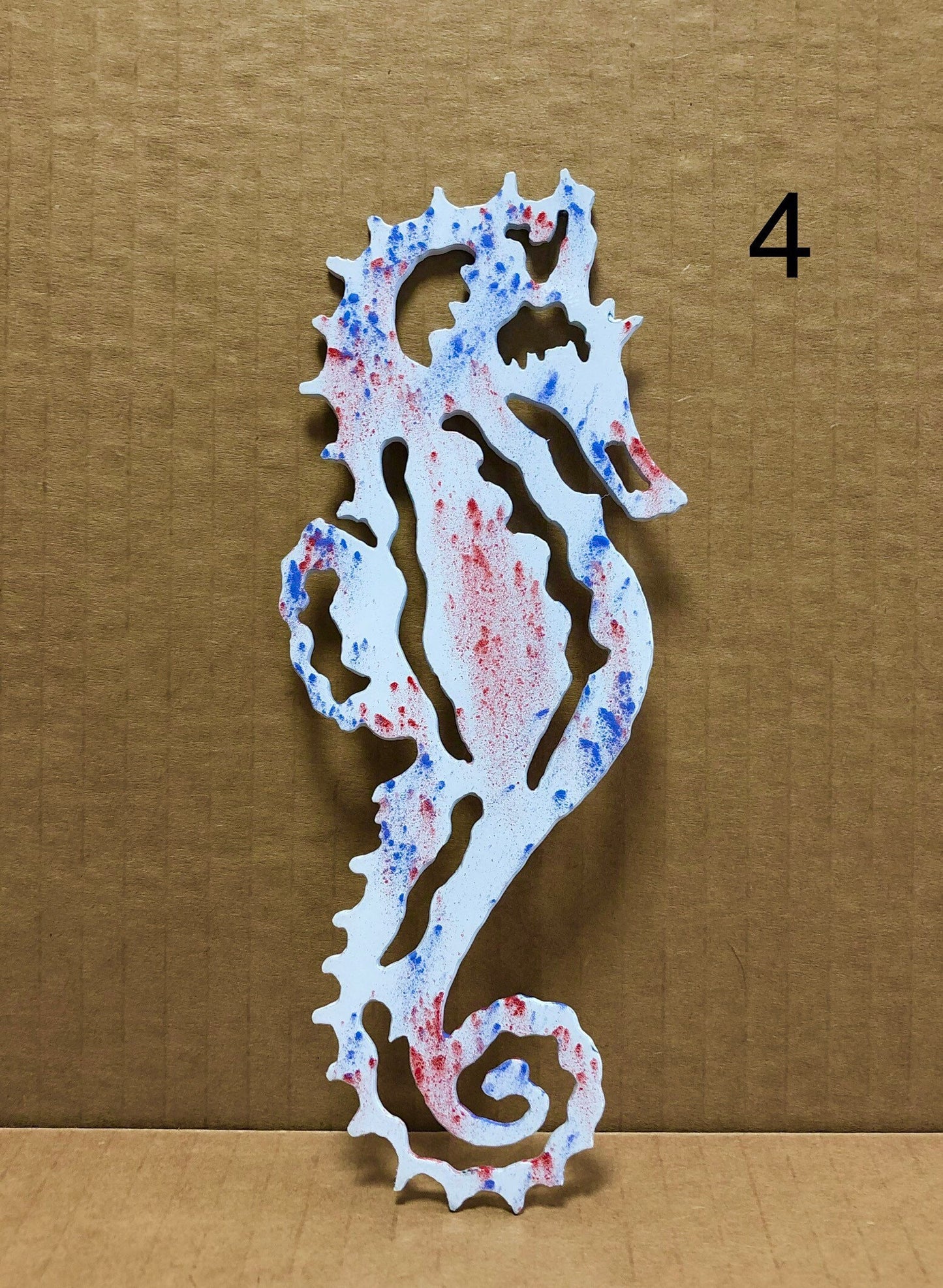 Seahorse Metal Wall Art Indoor Outdoor In Assorted Colors
