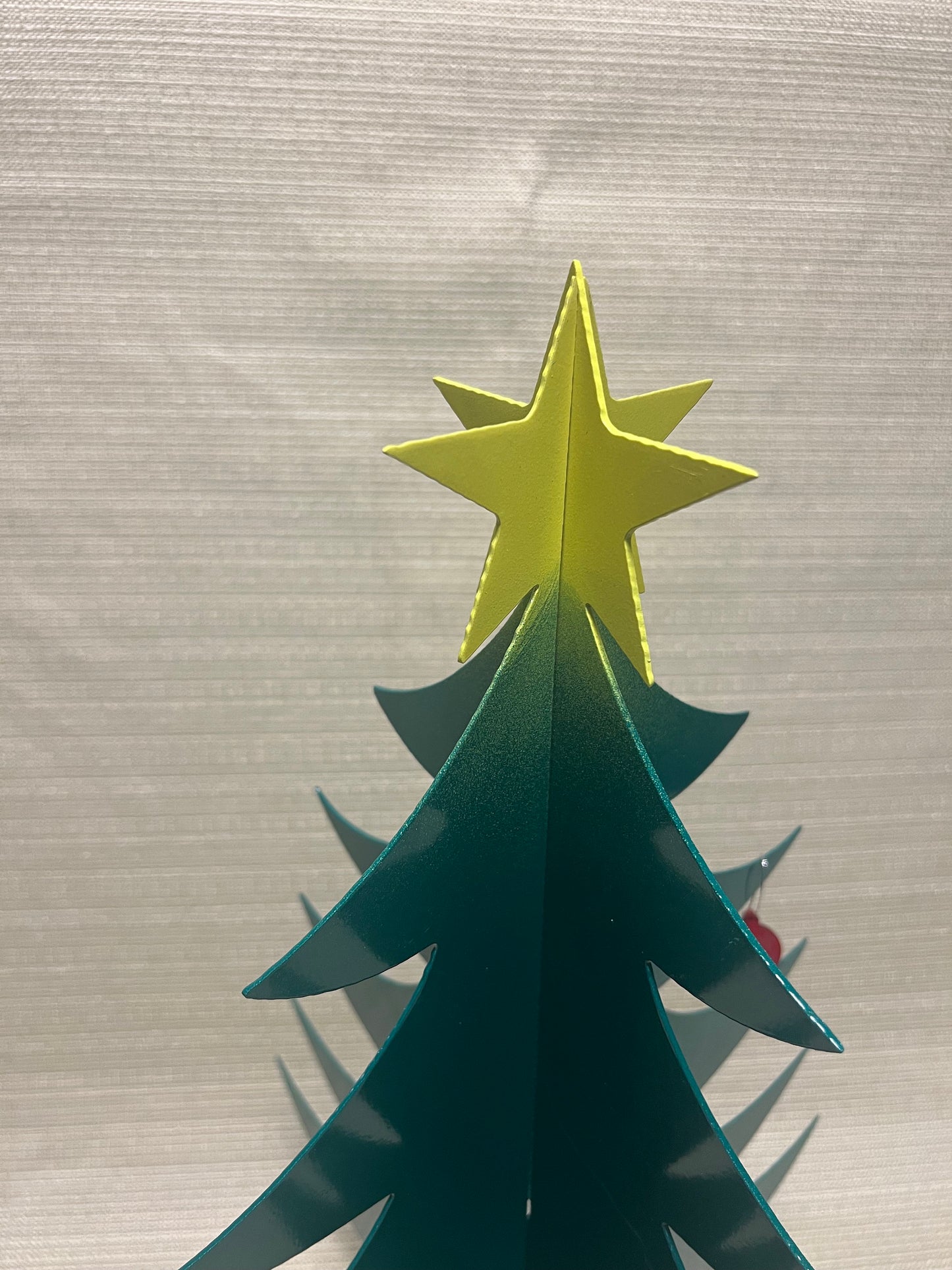 Metal Standing Christmas Tree 3d Indoor Or Outdoor Metal Art