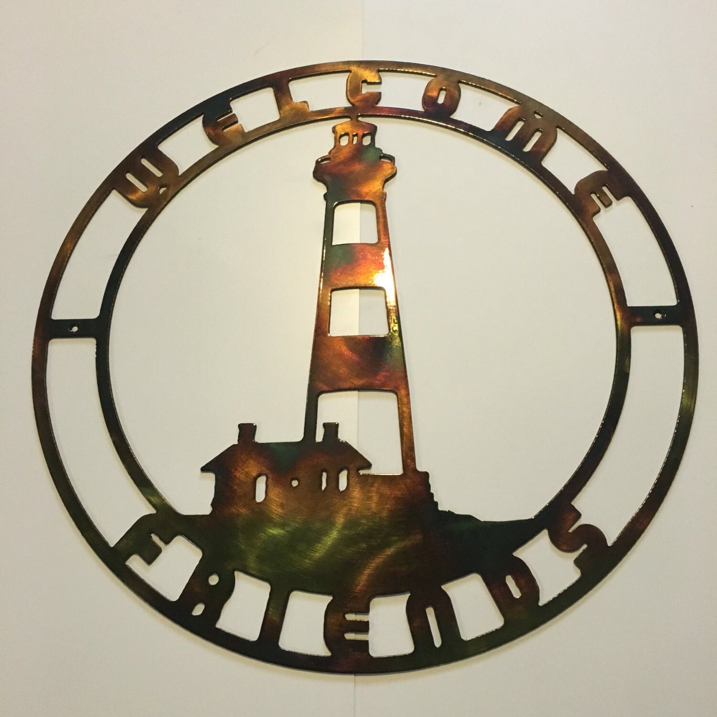 Custom Bodie Island NC Lighthouse Indoor or Outdoor Plasma Cut Metal Wall Art
