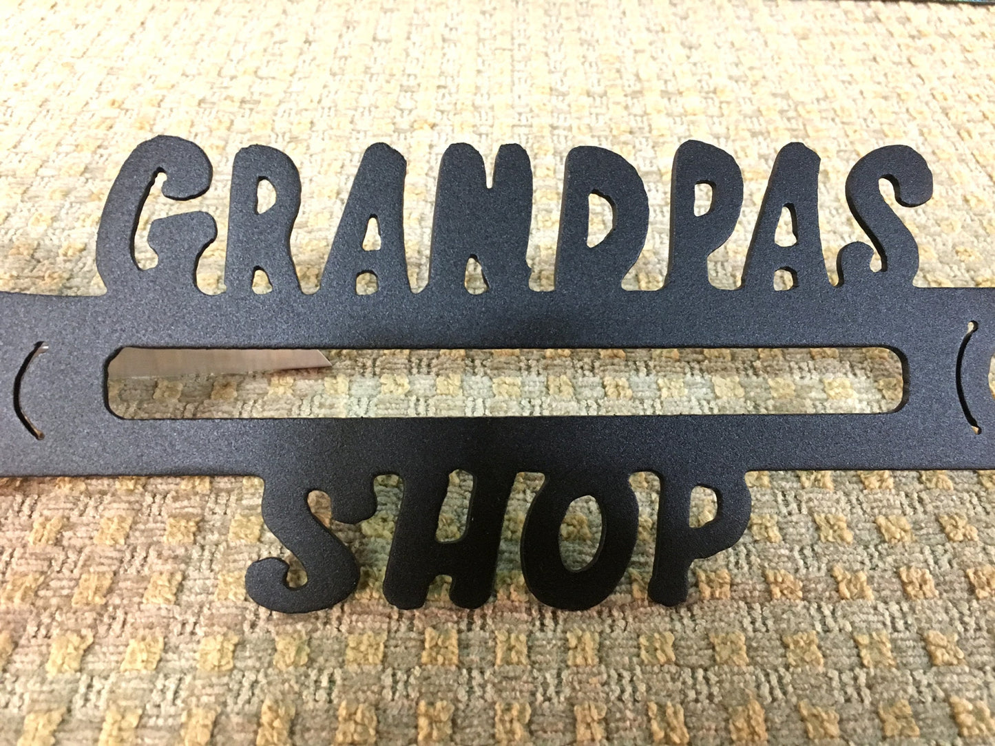 Grandpas Shop Wrench Metal Art Man Cave Decor