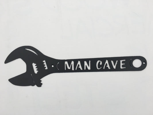 Man Cave Crescent Wrench Metal Art Man Cave Decor