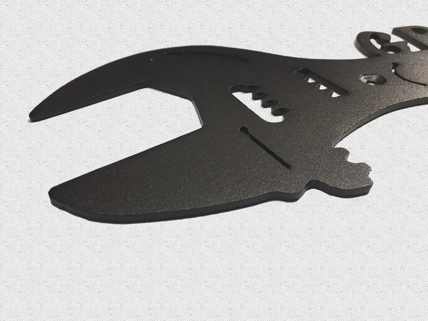 Grandpa's Garage Wrench Metal Art Man Cave Decor