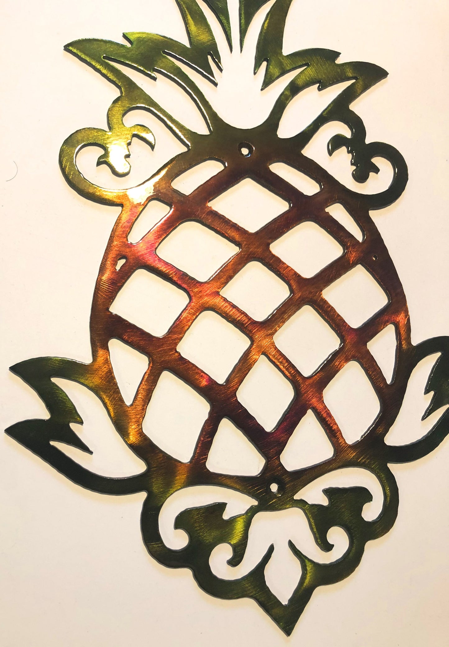 Pineapple Kitchen Decor Indoor Or Outdoor Metal Wall Art Patina Finish