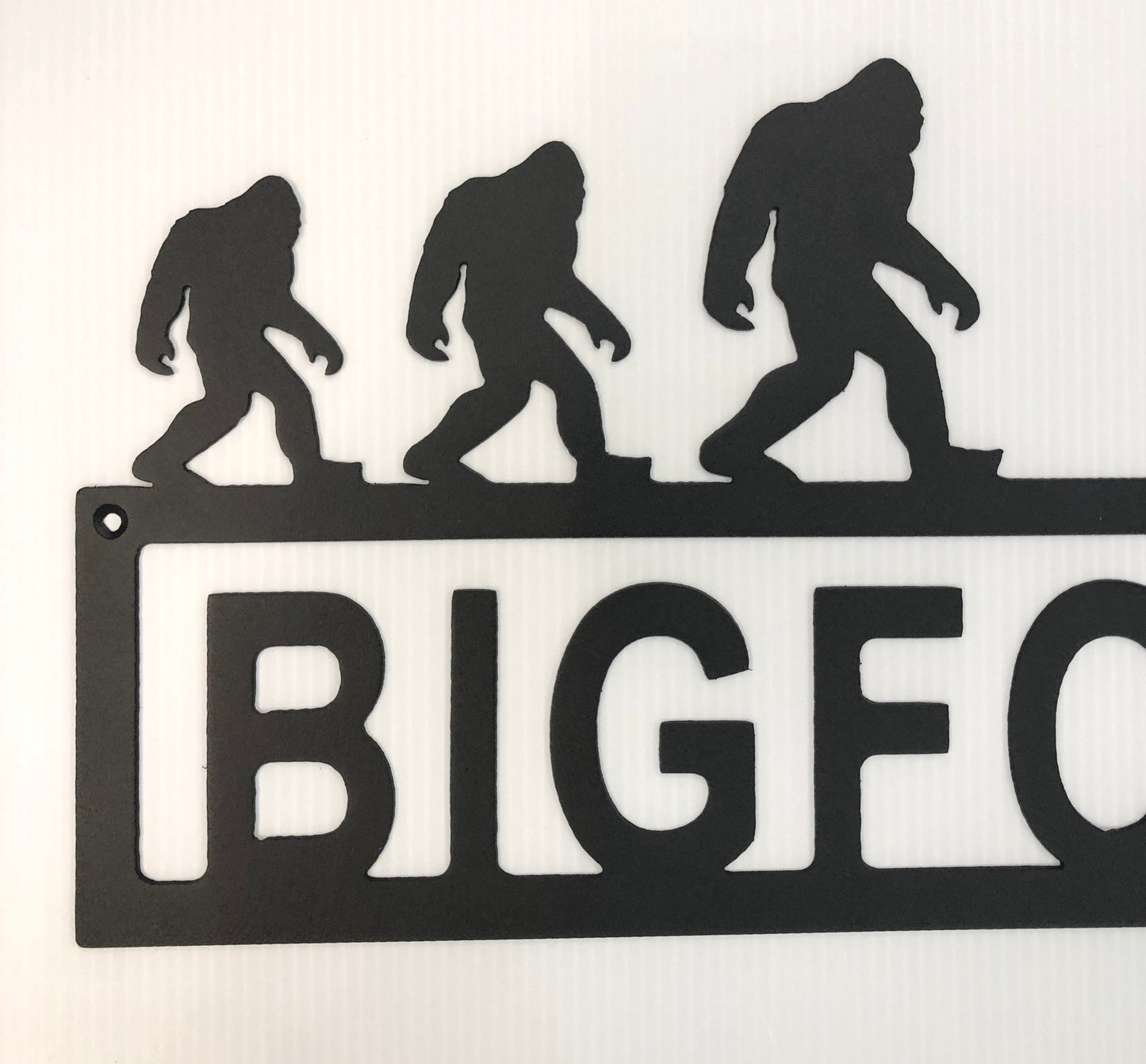 Bigfoot Trail Street Sign Indoor Or Outdoor Sasquatch Metal Wall Art