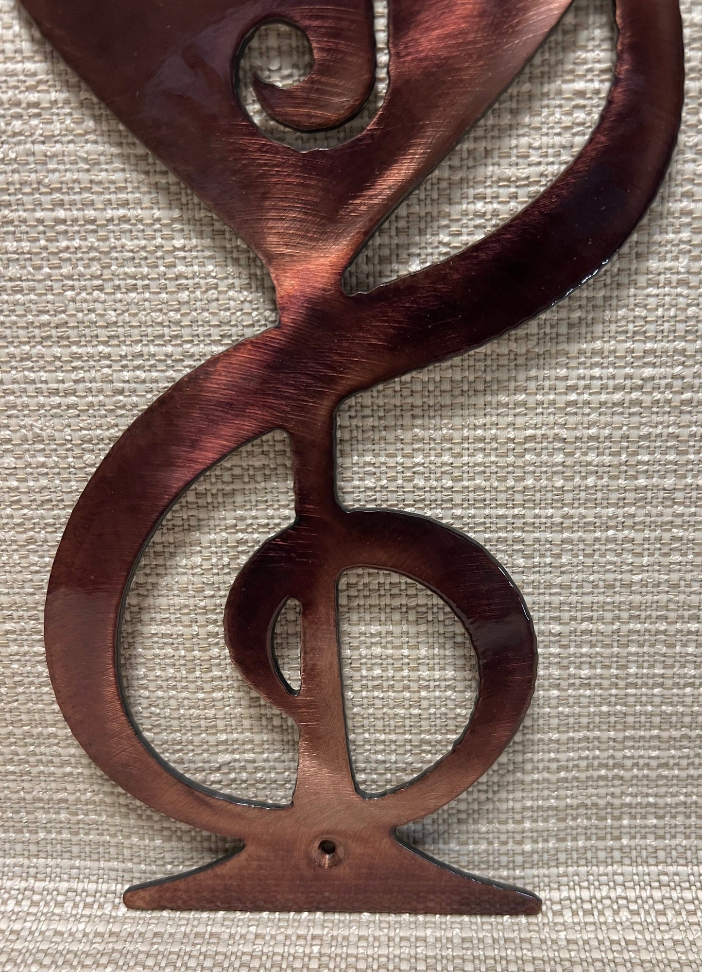 Artsy Wine Glass With Music Notes Metal Wall Art Kitchen And Bar Art