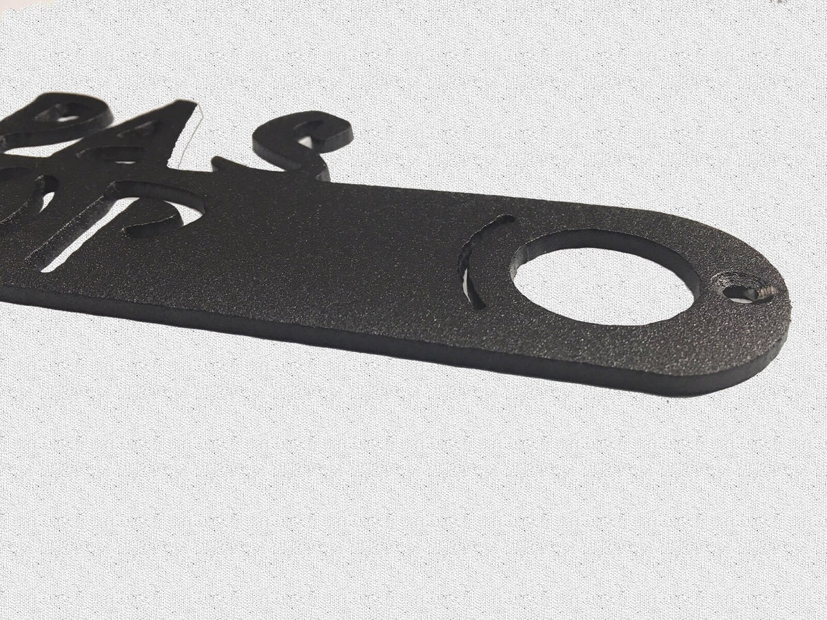 closeup of papas shop crescent wrench